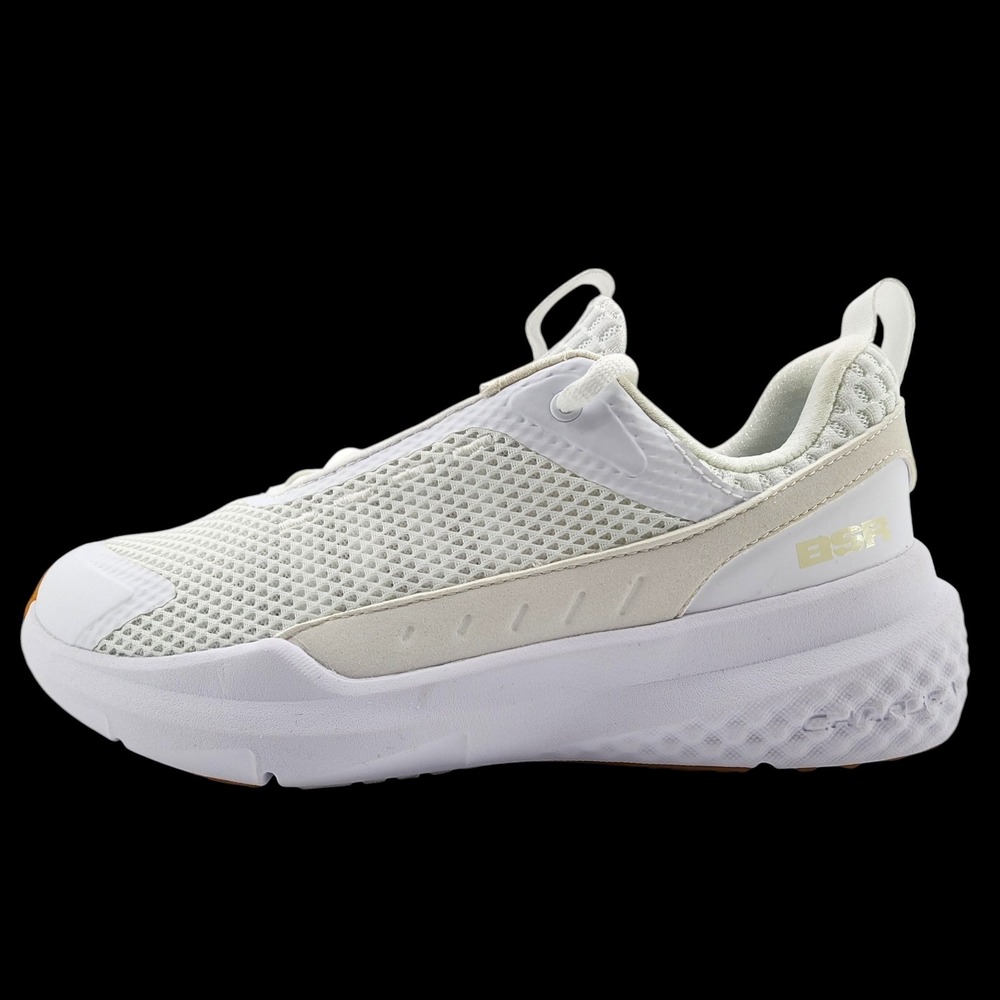 Under Armour UA Project Rock BSR 5 Training Shoe Womens Sz 9.5 White Sneaker NEW